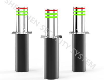 Security rising parking bollards