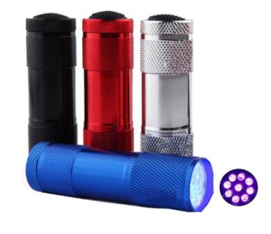 UV 12leds LED 3AAA battery flashlight