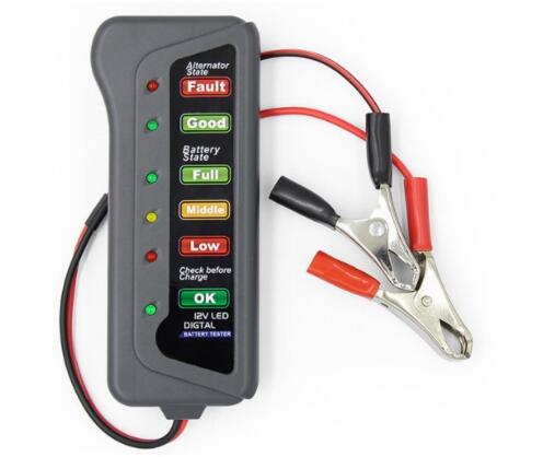 12V LED Car Battery Tester 